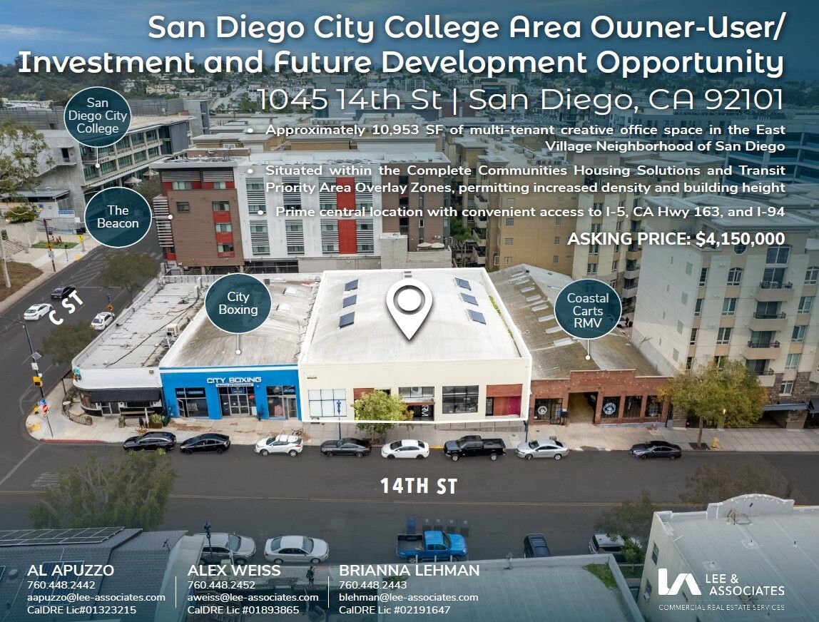 1045 14th Street, San Diego, CA  92101, San Diego