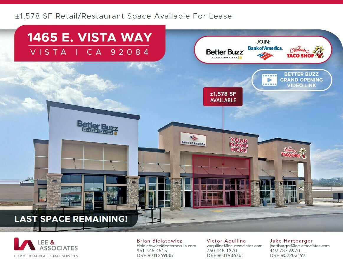 1465 East Vista Way, Vista, CA  92084, Vista