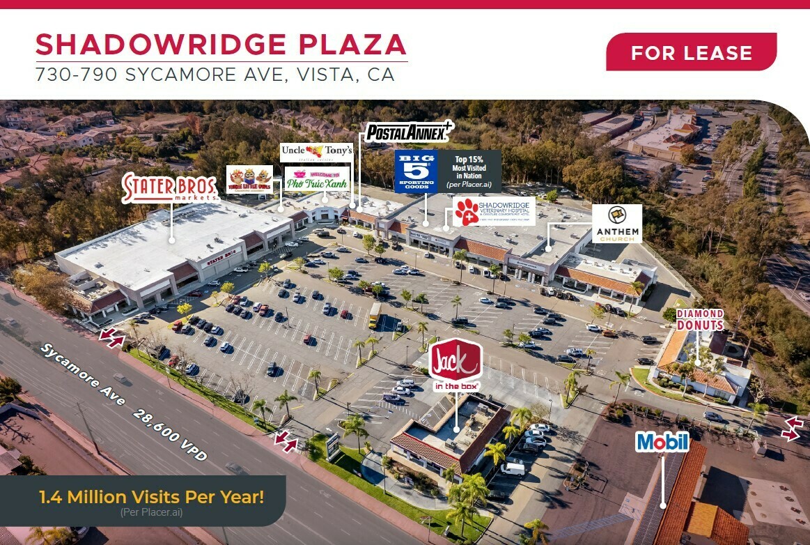 730-790 Sycamore Ave, Vista, CA  92083, Vista
